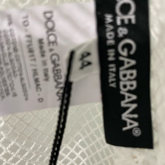 Dolce & Gabbana white Mesh Tank Top size 8 - Picture 8 of 10